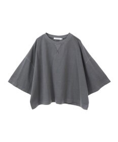 AMERICAN HOLIC ピグメント加工ミニ裏毛半袖プルオーバー