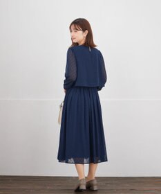 Tiaclasse 【新色追加】シフォンドレープワンピース