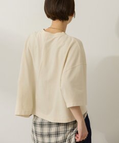 AMERICAN HOLIC ピグメント加工ミニ裏毛半袖プルオーバー