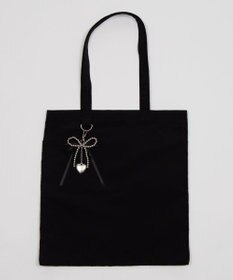 WEGO チャーム付きA4トートバッグ