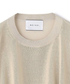 BEIGE， YOOPER / ドライタッチ シアーニット
