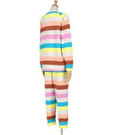 tsumori chisato SLEEP ツモリチサト パジャマ 長袖 長ズボン ルームウェア 綿混(本体) パイル素材 あたたかい 上下セット tsumori chisato SLEEP UDW447 /ワコール