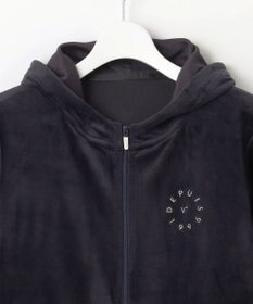 23区GOLF 【WOMEN】【ストレッチ】ベロアフーディ