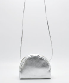 blancle メタリックレザー ハーフサークルショルダー