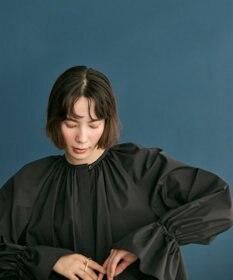 #Newans 【洗濯機可】フルギャザーブラウス