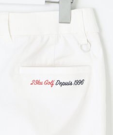23区GOLF 防透素材で白でも安心！【WOMEN】【撥水/ストレッチ】シェルタリングオックス パンツ