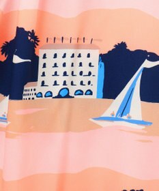 GRACE CONTINENTAL マリンプリントシャツドレス