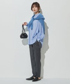 ICB 【WEB限定カラーあり・洗える】ペーパーブレンドシャインニット Vネックプルオーバー