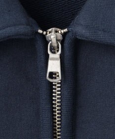 J.PRESS MEN 【J.PRESS ORIGINALS】Supima Recycle French Terry Logo Sweat Zip-Shirts