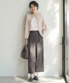 J.PRESS LADIES 【洗える】テトロンレーヨンマンスローン ブラウス