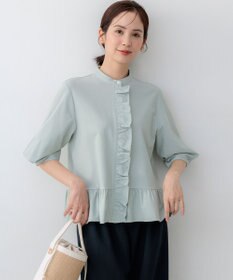 組曲 S 【先行予約・WEB限定】ツイルジャージーフリル カットソー