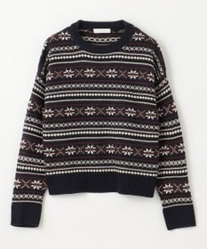 ANY 【洗濯機可能】ソフトアクリルスノージャガードニット