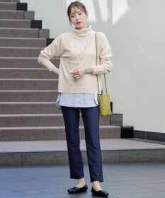 Tiaclasse 【安田美沙子さん着用・選べる裾】 レイヤードヘムカットソーTシャツ