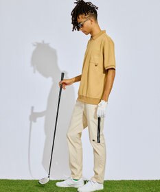 PW CIRCULUS 【GOLF OUT掲載アイテム】【MEN】ワッフルポロ ゴルフ