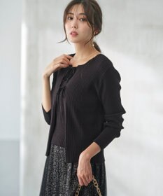 ANY SIS 【2SET】リボンカーデツイン ニット