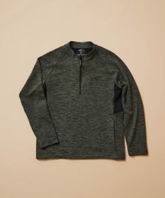 JOSEPH ABBOUD MOUNTAIN 【UNISEX】ランダムスラブリップハーフジップ