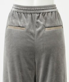 23区 【GOLD LABEL】プレミアムベロア ドロスト ワイドパンツ