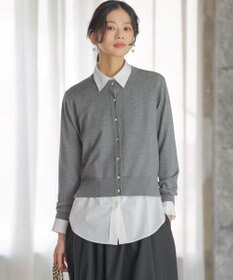 組曲 【先行予約】アトランダムビジューボタンカーディガン