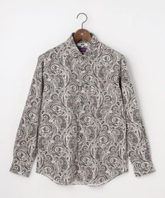 JOSEPH ABBOUD 【LIBERTY・綿100％】リバティペイズリープリントコーデュロイ シャツ