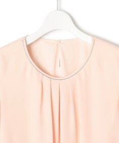 23区 L 【洗える】シルキーデシン ボールチェーン カットソー