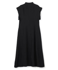 BEIGE， BERNARD / リネン混 フロントジップ スタンドカラードレス