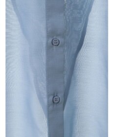 earth music&ecology バックスリットシアーシャツ