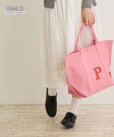 ROOTOTE 8598【スヌーピー】IP.ミディアム.ジュート.ピーナッツ-9D