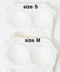 WEGO 【カップ付き/SMサイズ展開】なちゅ盛れカップインキャミ