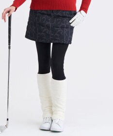 23区GOLF 【WOMEN】中綿ロゴプリントスカート ブラック系5