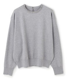 UNFILO ネックビジュー ニット