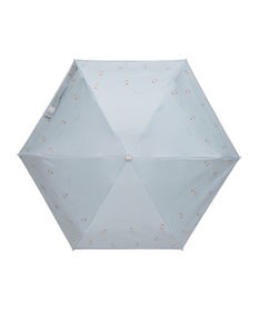 MOONBAT 【 遮光率100％/遮熱/UV/コンパクト】PAUL&JOE ACCESSOIRES(ポール&ジョー) 晴雨兼用日傘 ヌネット×ロゴ ネコ 5段折りたたみ傘