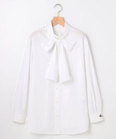 組曲 S 【加藤ローサさん着用 / 前後着用可】コットンタッチシャーティング刺繍入り ブラウス