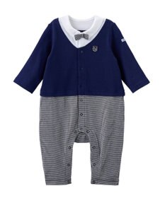 MIKI HOUSE HOT BISCUITS 【ミキハウス】【70-80cm】 蝶ネクタイつきフォーマルカバーオール