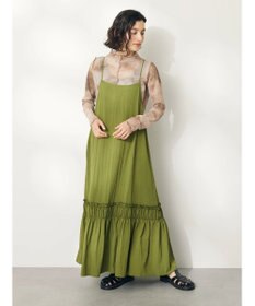 CRAFT STANDARD BOUTIQUE 切替ティアードキャミワンピース