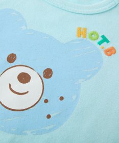 MIKI HOUSE HOT BISCUITS 【80-120cm】カラフルビーンズ フェイスプリント 半袖Tシャツ