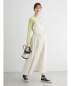 Green Parks クルーネックシアーベロアプルオーバー