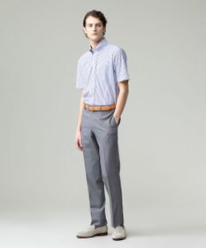 J.PRESS MEN 酷暑の清潔感もこれ一枚で【吸水速乾 / 抗菌防臭 / 防シワ】【J.PRESS OXFORD JERSEY】カノコインレイストライプ 半袖シャツ / B.D.