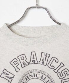 WEGO リメイク風切り替えショートスウェット