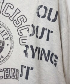 WEGO リメイク風切り替えショートスウェット