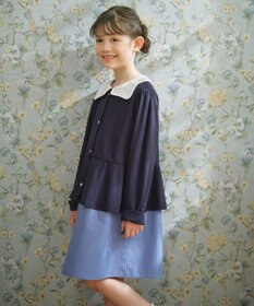 組曲 KIDS 【UVカット・接触冷感】【150-160㎝】サラリとスナップ カーディガン