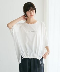 YECCA VECCA 裾ドロストデザインロゴTee