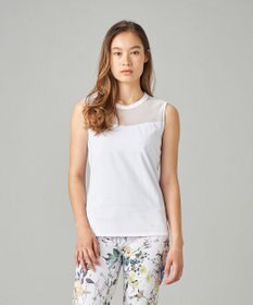 Chacott HandsomeCotton チュールノースリーブTシャツ