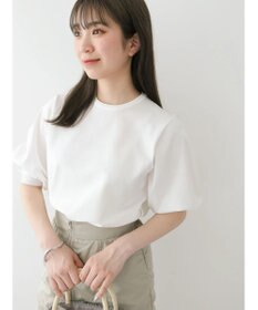 Green Parks パフ５分袖ニットプルオーバー