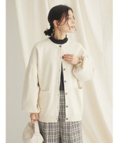 CRAFT STANDARD BOUTIQUE インドコットンシャーリングハイネックブラウス