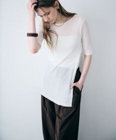 uncrave ランダムリブシアーニット トップス