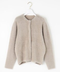 ANY SIS S フェザーニット ジャケット