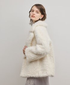 GRACE CONTINENTAL フェイクファーPコート