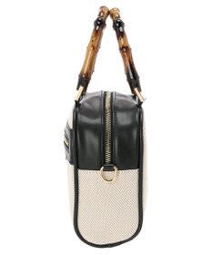 earth music&ecology バンブーテイストハンドルバッグ