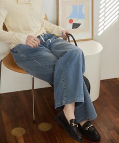 WEGO 【ANGIE VINTAGE】デニムイージーパンツ