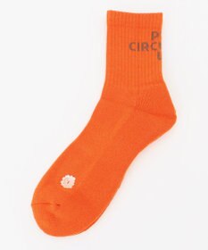PW CIRCULUS 【MEN】【土踏まずをサポート】ロゴ ミドルソックス